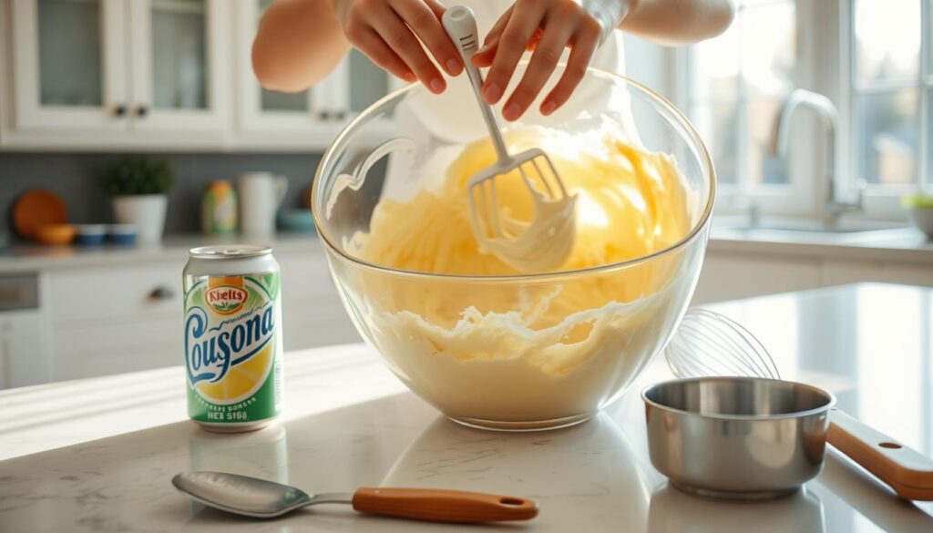 Cream Soda Vanilla Cake Preparation