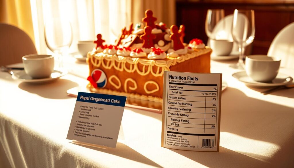 Pepsi Gingerbread Cake Nutrition