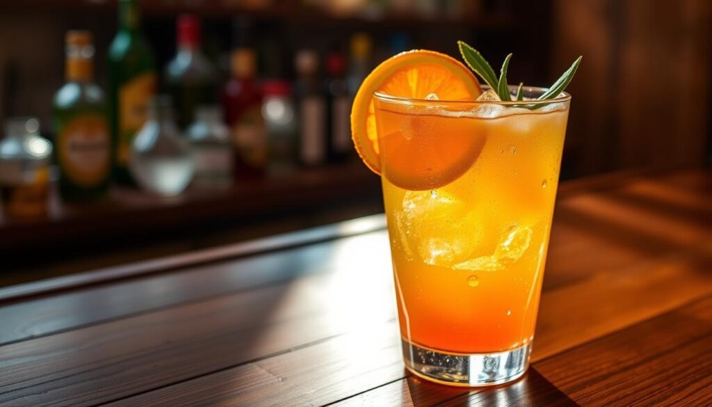 orange ginger fizz
