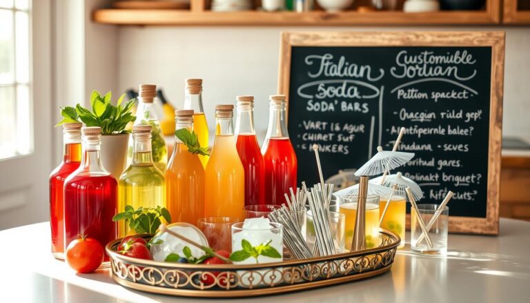 Set Up Italian Soda Bar