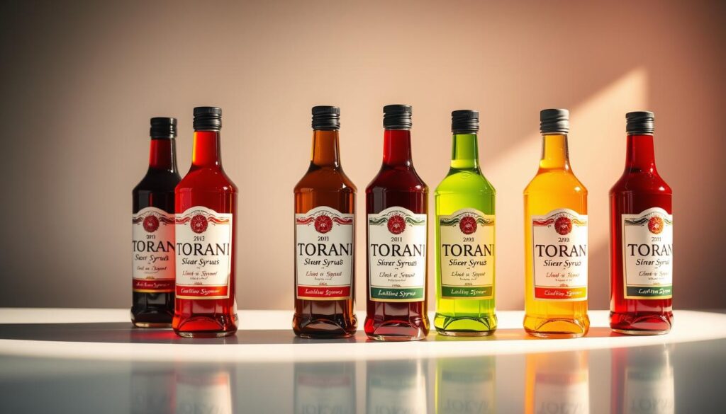 Torani syrup lines Torani syrup lines