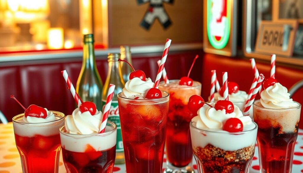 cherry cola float variations