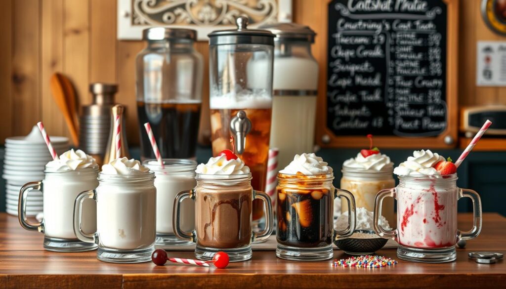 ice cream float ingredients and tools ice cream float ingredients and tools