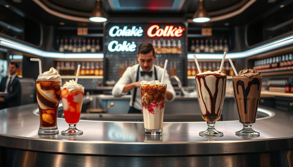 modern ice cream float variations