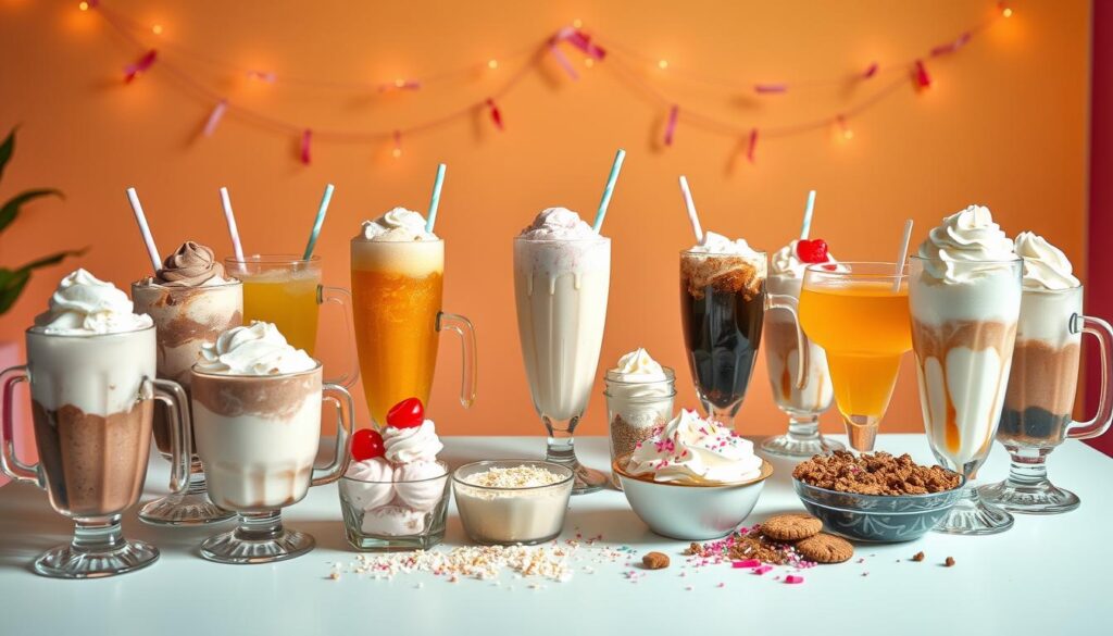party ice cream float setup party ice cream float setup