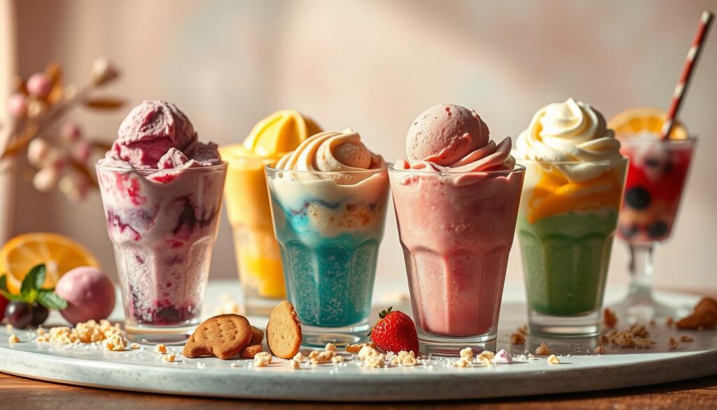 vegan ice cream float variations