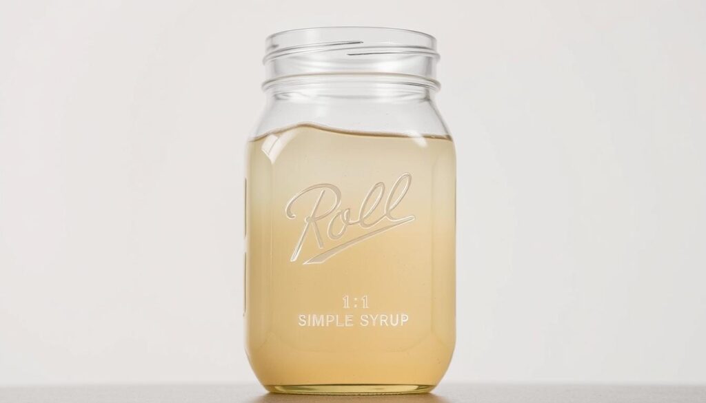 1:1 simple syrup ratio