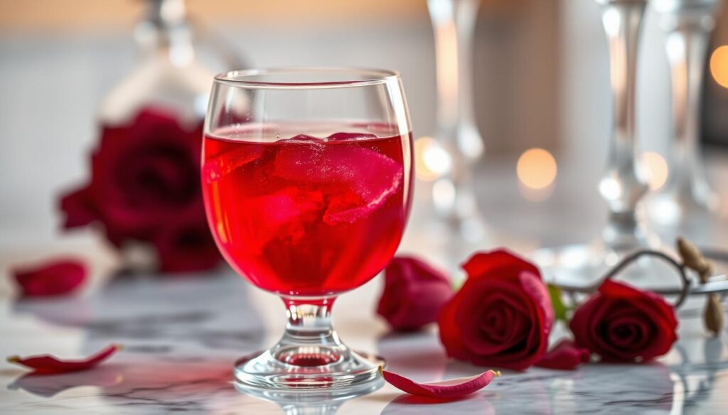 Rose syrup for elegant cocktails and coffee Rose syrup for elegant cocktails and coffee