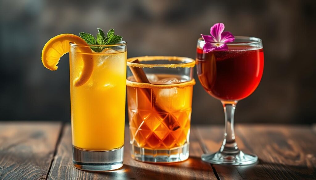 creative honey syrup cocktails