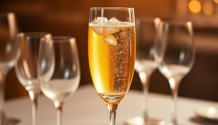 Champagne and Ginger Ale Sparkler