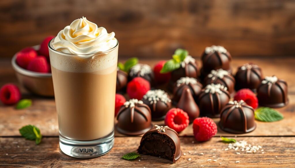 Creative root beer float dessert presentation Creative root beer float dessert presentation