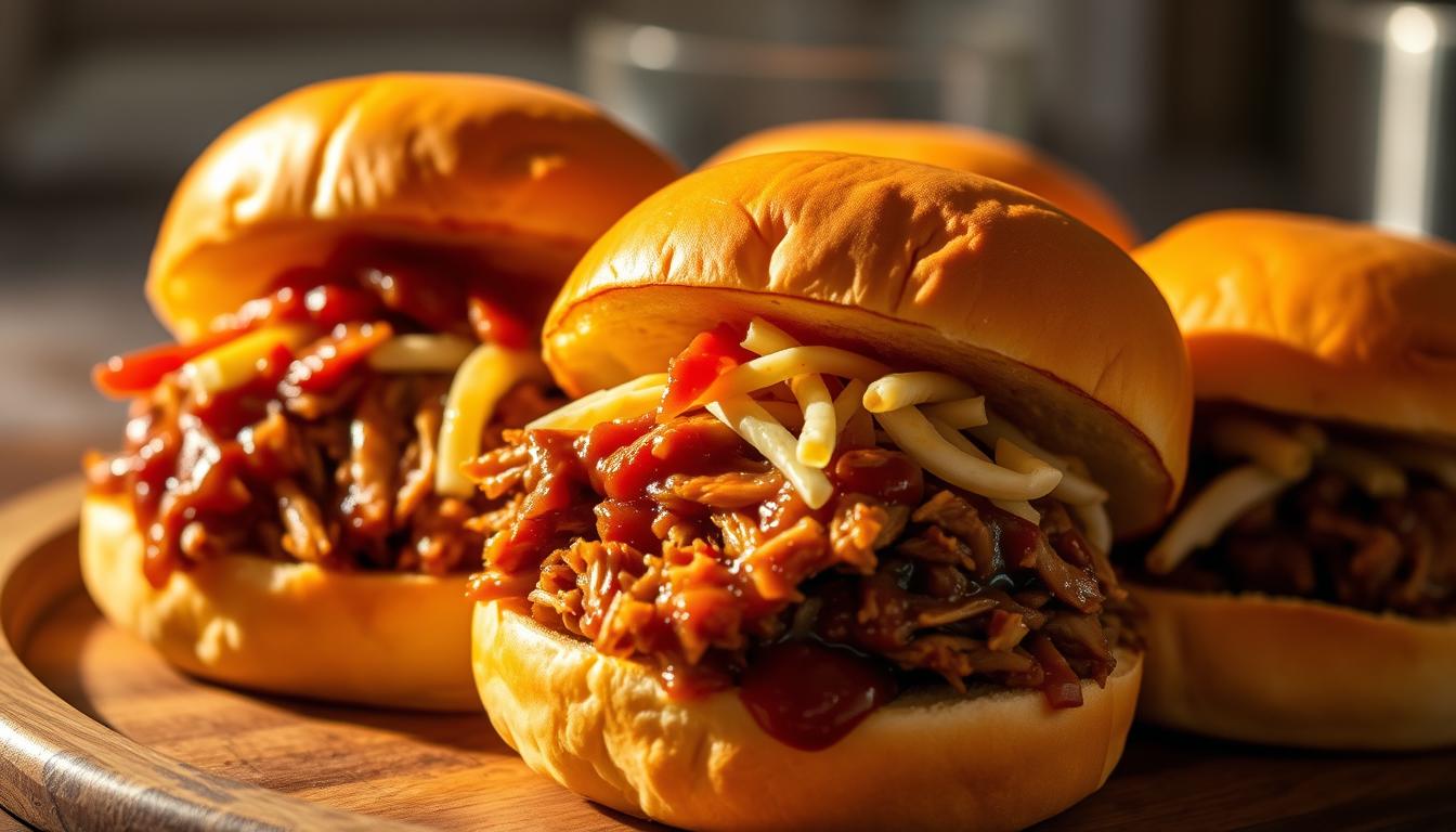 Dr. Pepper Pulled Pork Sliders