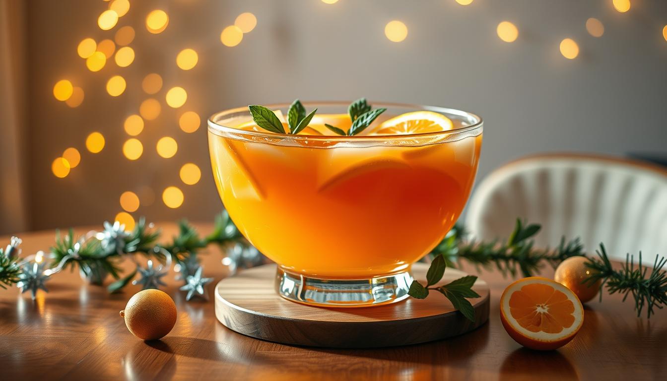 Non-alcoholic 7UP New Year's Eve Punch