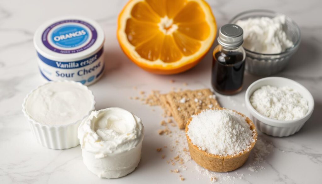 cheesecake preparation ingredients