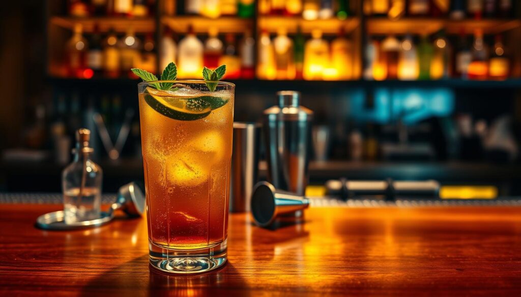 Bourbon Smash with Ginger Ale Bourbon Smash with Ginger Ale