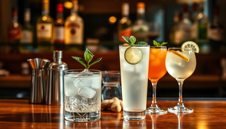 Cocktails with Ginger Ale