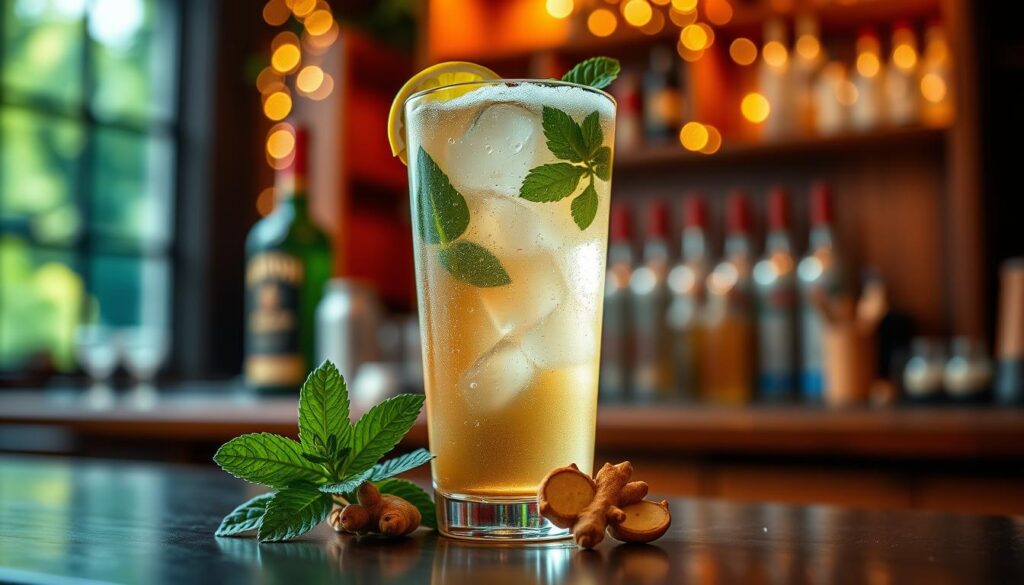 Mint Ginger Jameson Cocktail Mint Ginger Jameson Cocktail