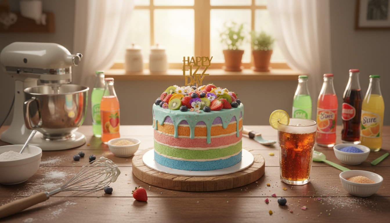 Birthday Cakes made with Soda