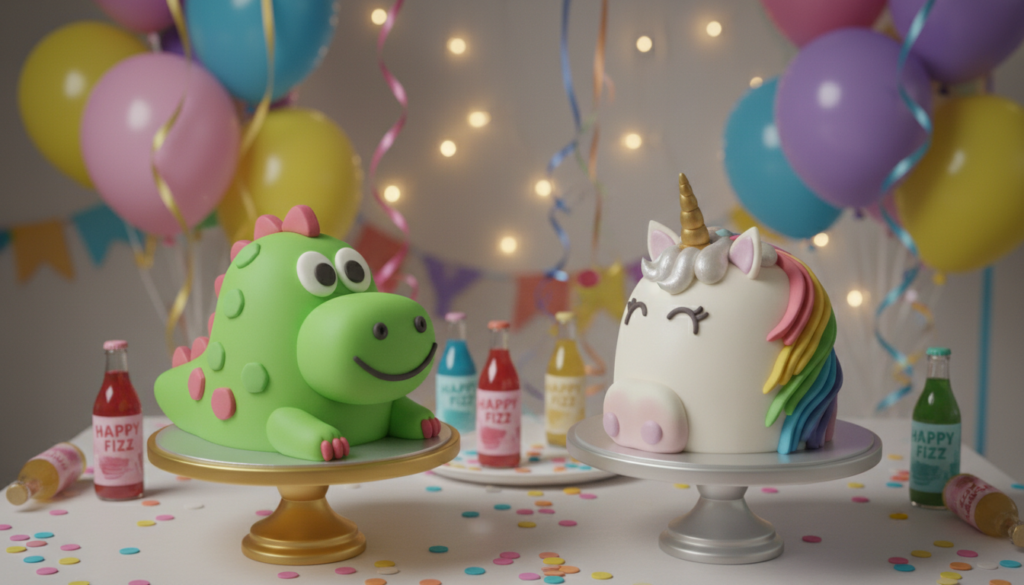 Character Themed Soda Cakes