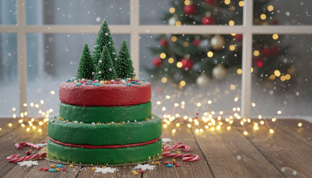 Christmas Soda Cake Decorations