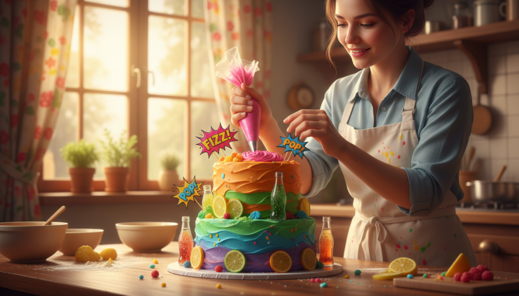 Creative Soda Cake Decorating