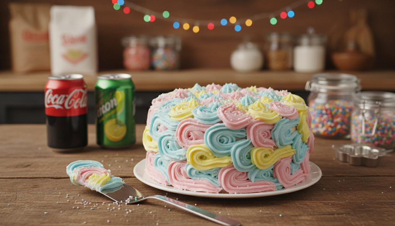 Decorating Boxed Mix Soda Cake