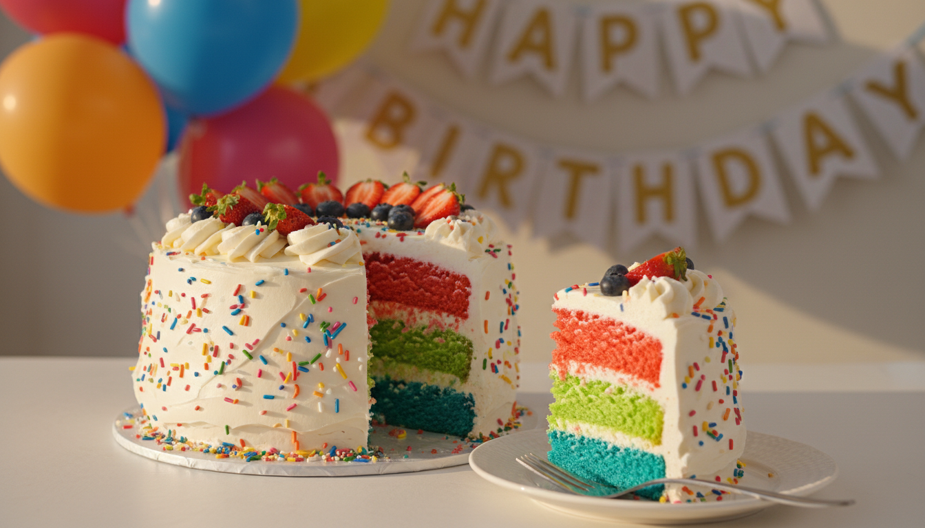 Pastel De Cumpleaños hecho con Soda