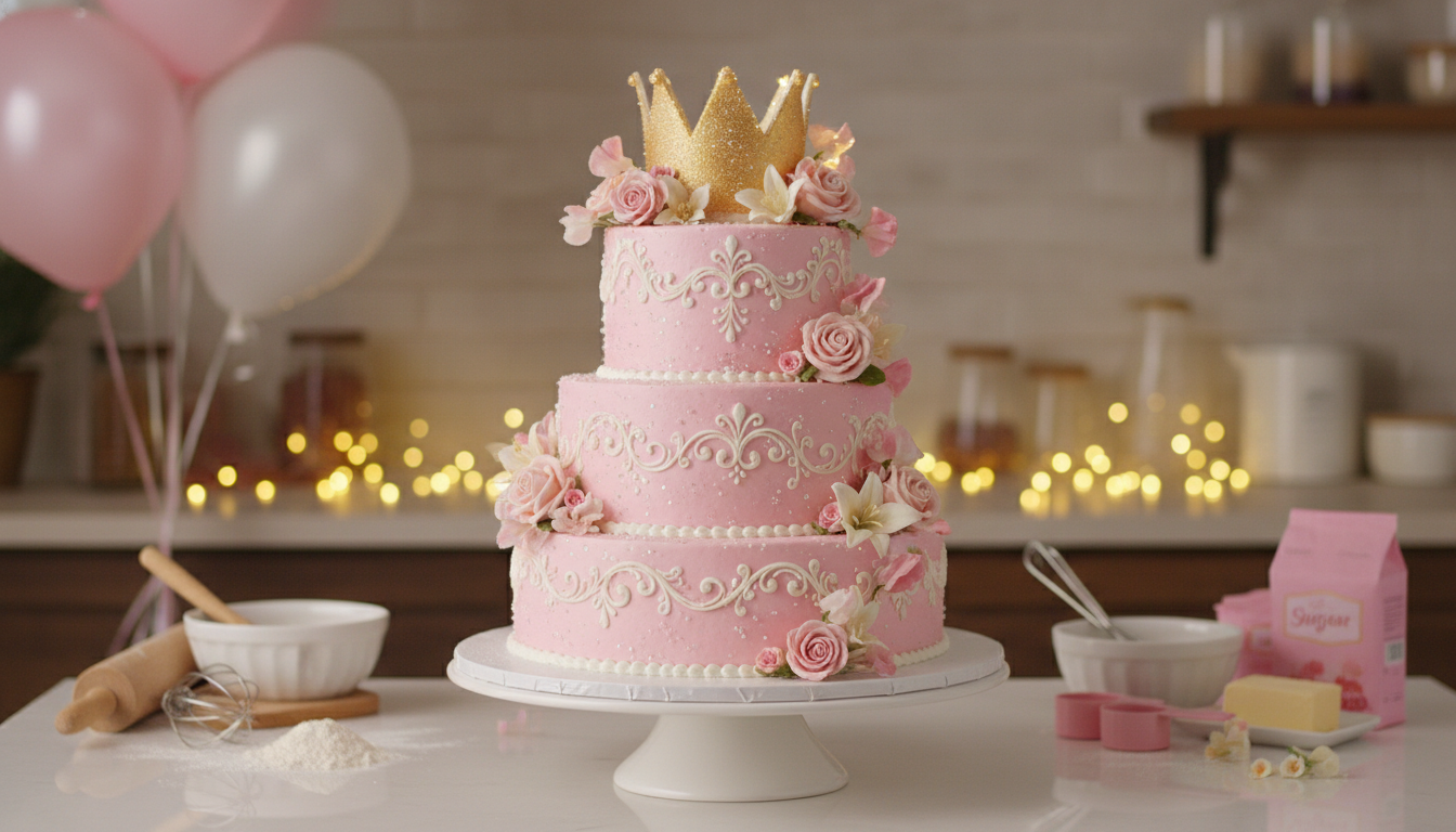 Pink Princess Cake Recipe