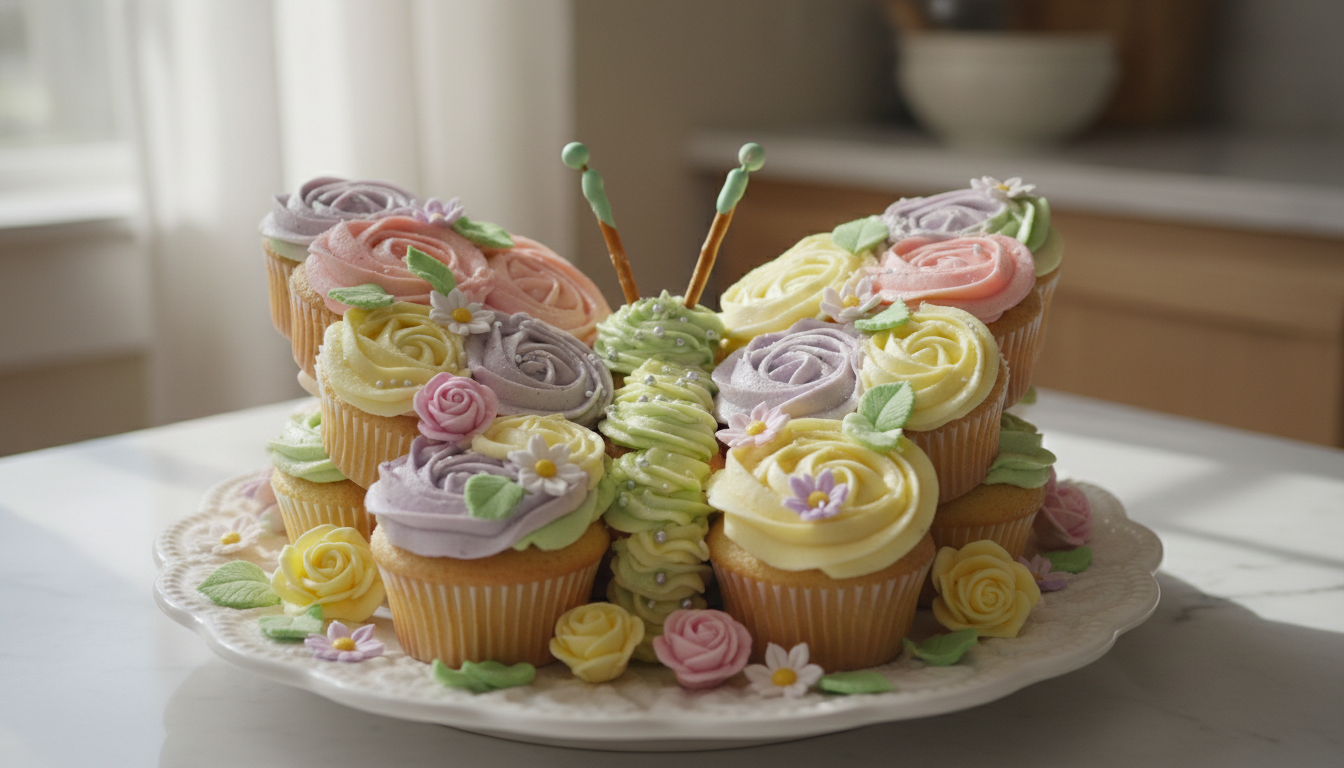 Pull-Apart Buttefly 7Up Cake