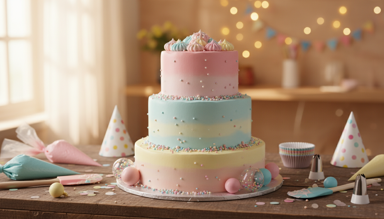 Simple Birthday Cake Decorating