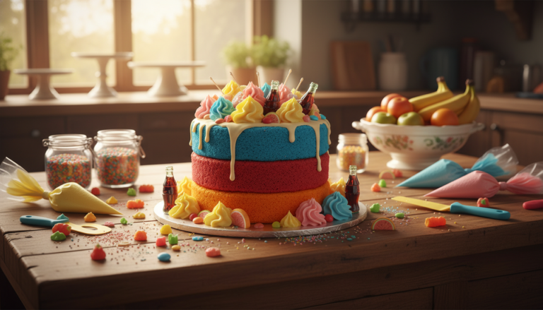 Soda Cakes Making and Decorating