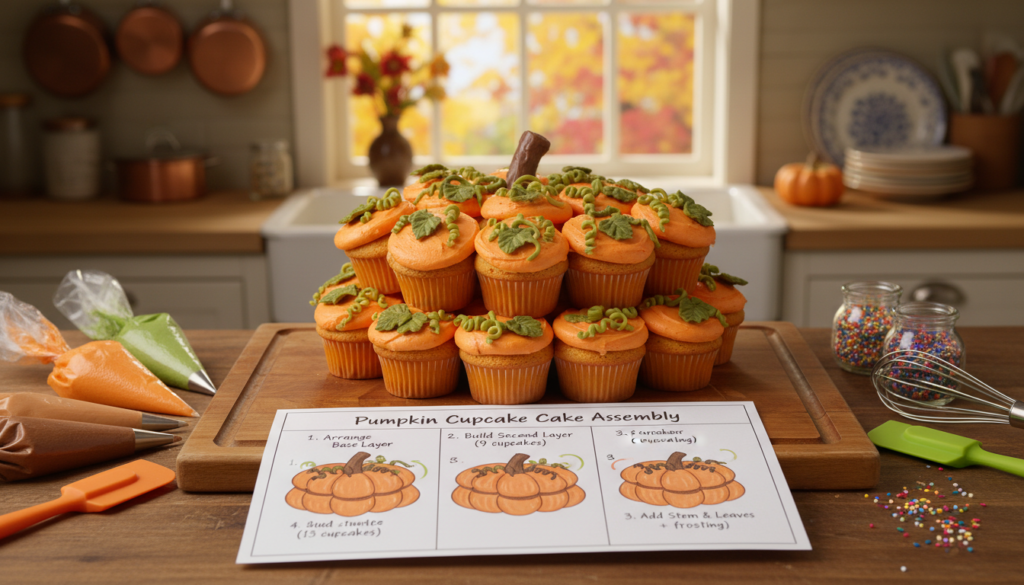 cupcake cake assembly tips