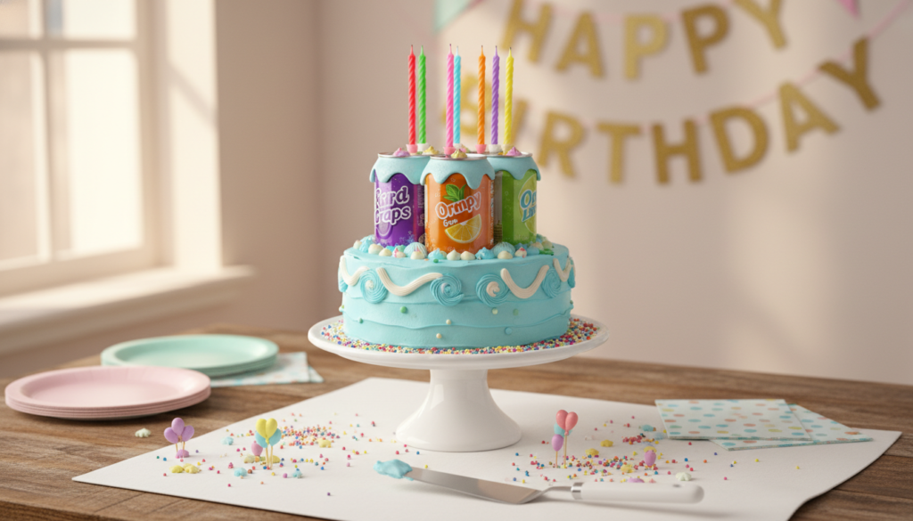 decorating soda cake decorating soda cake