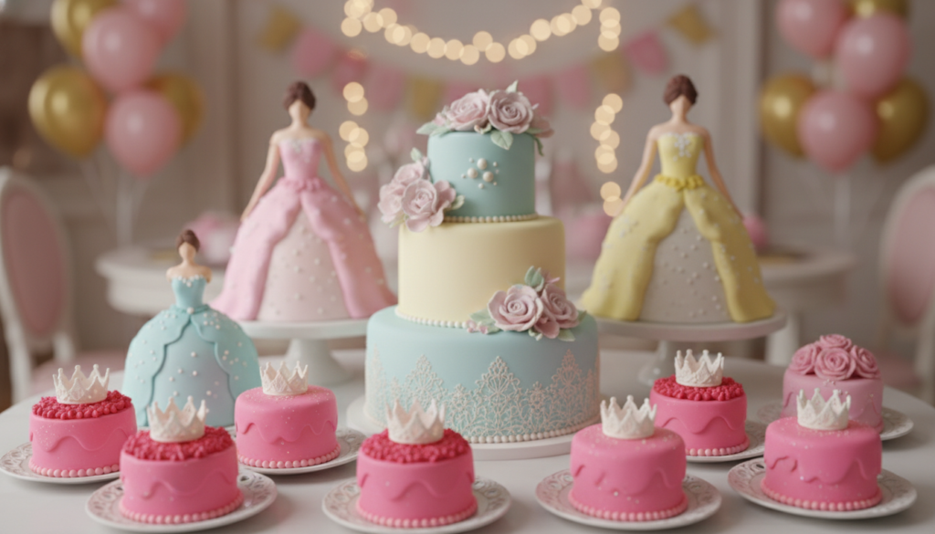 miniature princess cake variations